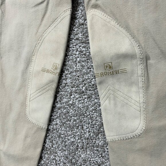 Romfh Womens Full Seat Breeches Sz 28L Drytec Stretch Equestrian Riding Pants - Picture 3 of 13